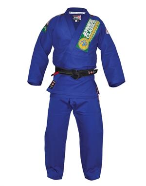 Isami Sachiko Double Weave Blue BJJ Gi With Patches
